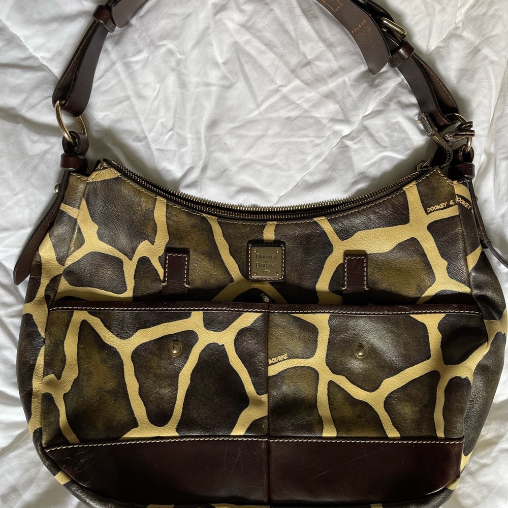 Dooney & Bourke giraffe print purse